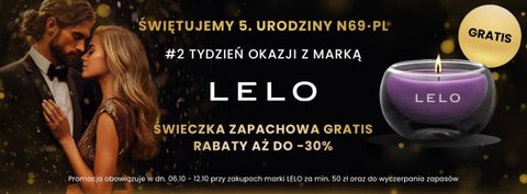 Rozpal namiętność z produktami Lelo - z okazji 5 urodzin N69.pl świeczka gratis