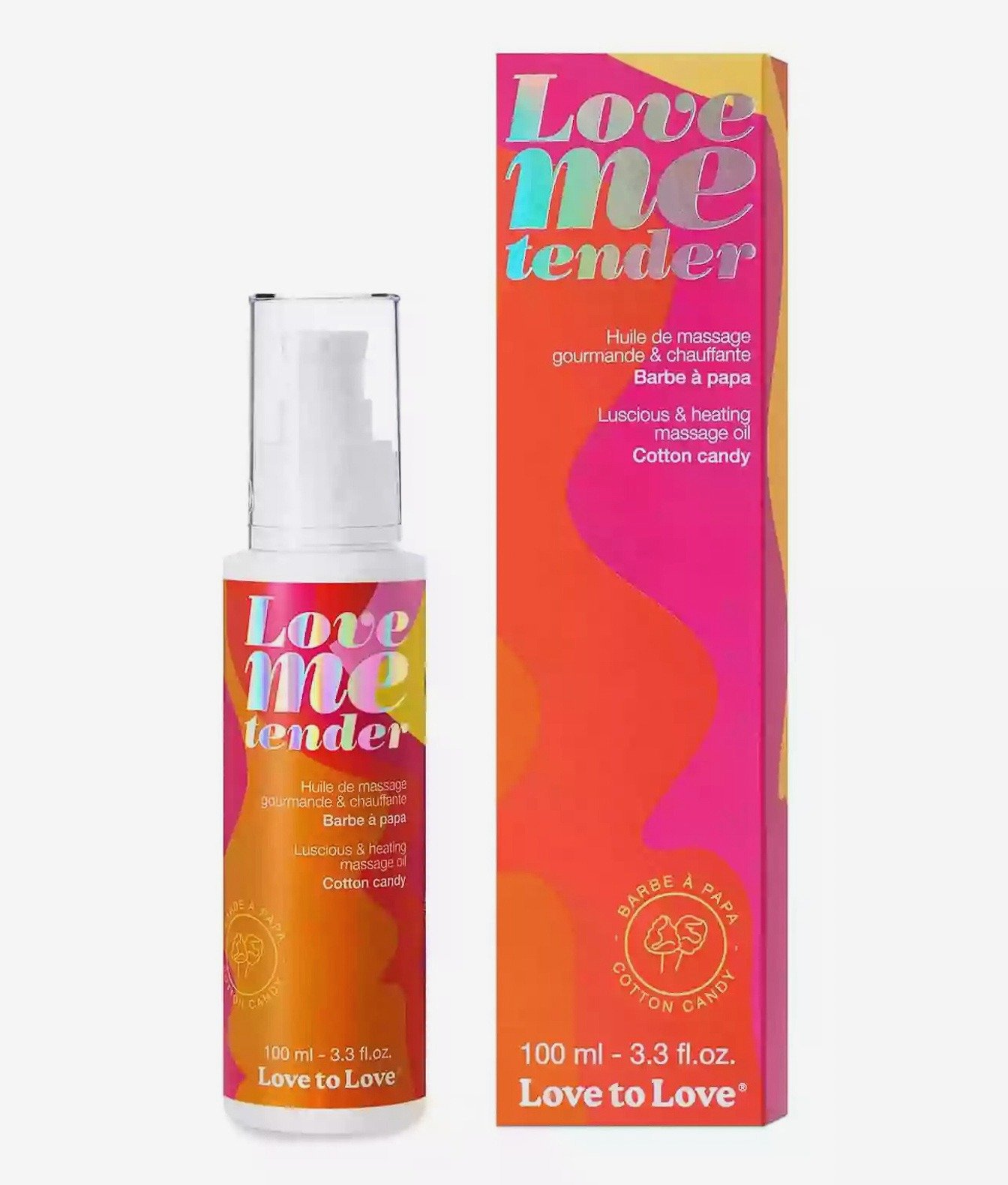 Love to Love Love Me Tender olejek do masażu cotton candy 100ml