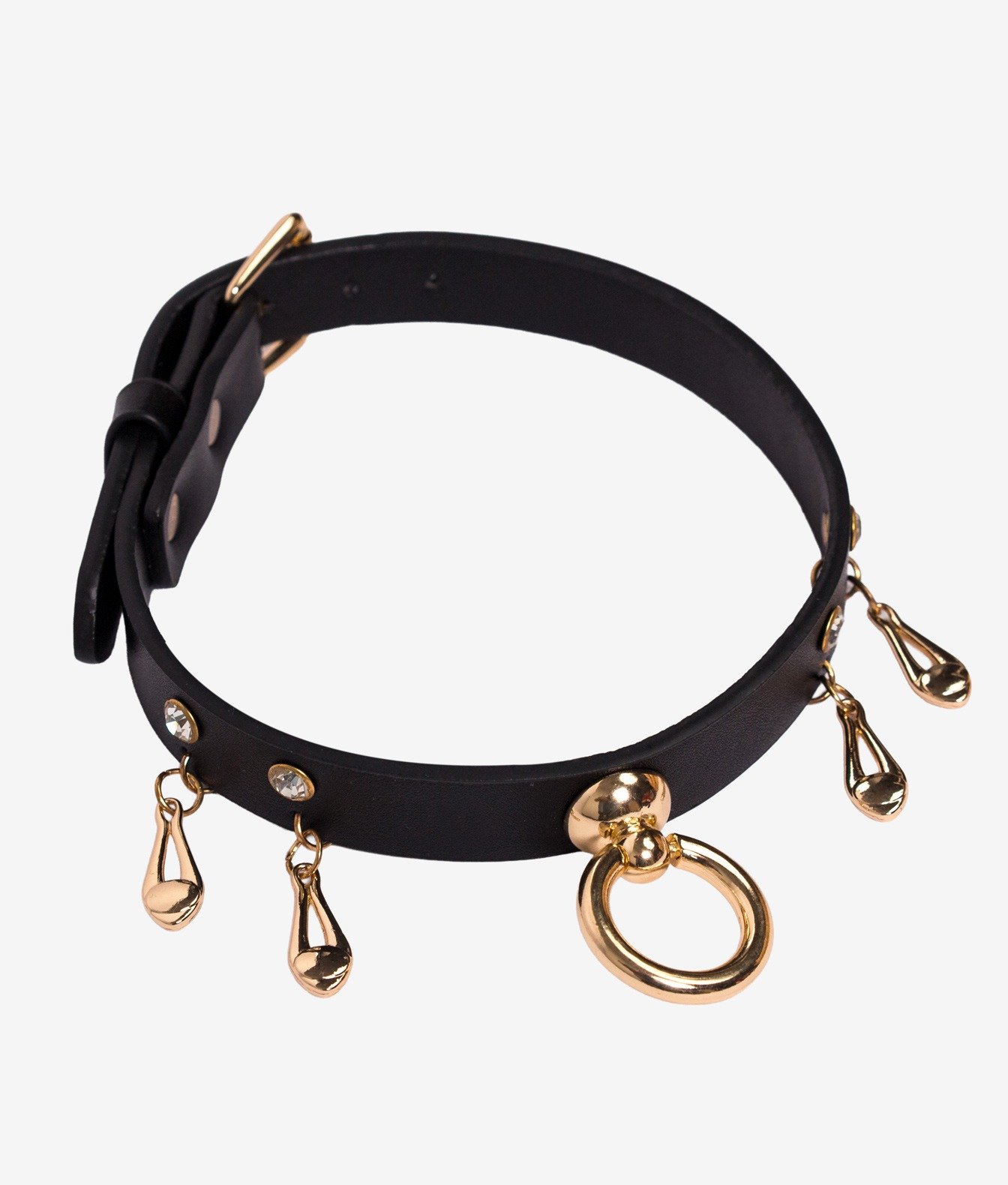 Mr. & Mrs. choker chain o-ring czarny