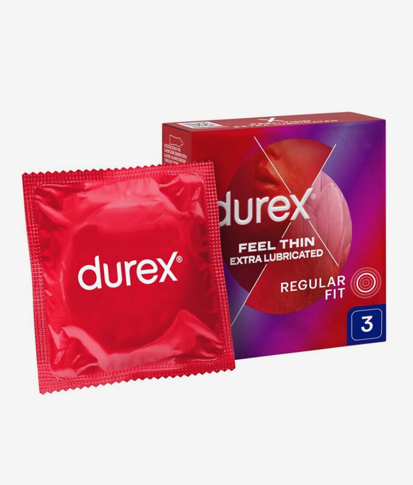 Durex Feel Thin Fetherlite Elite cienkie prezerwatywy dodatkowo nawilżane