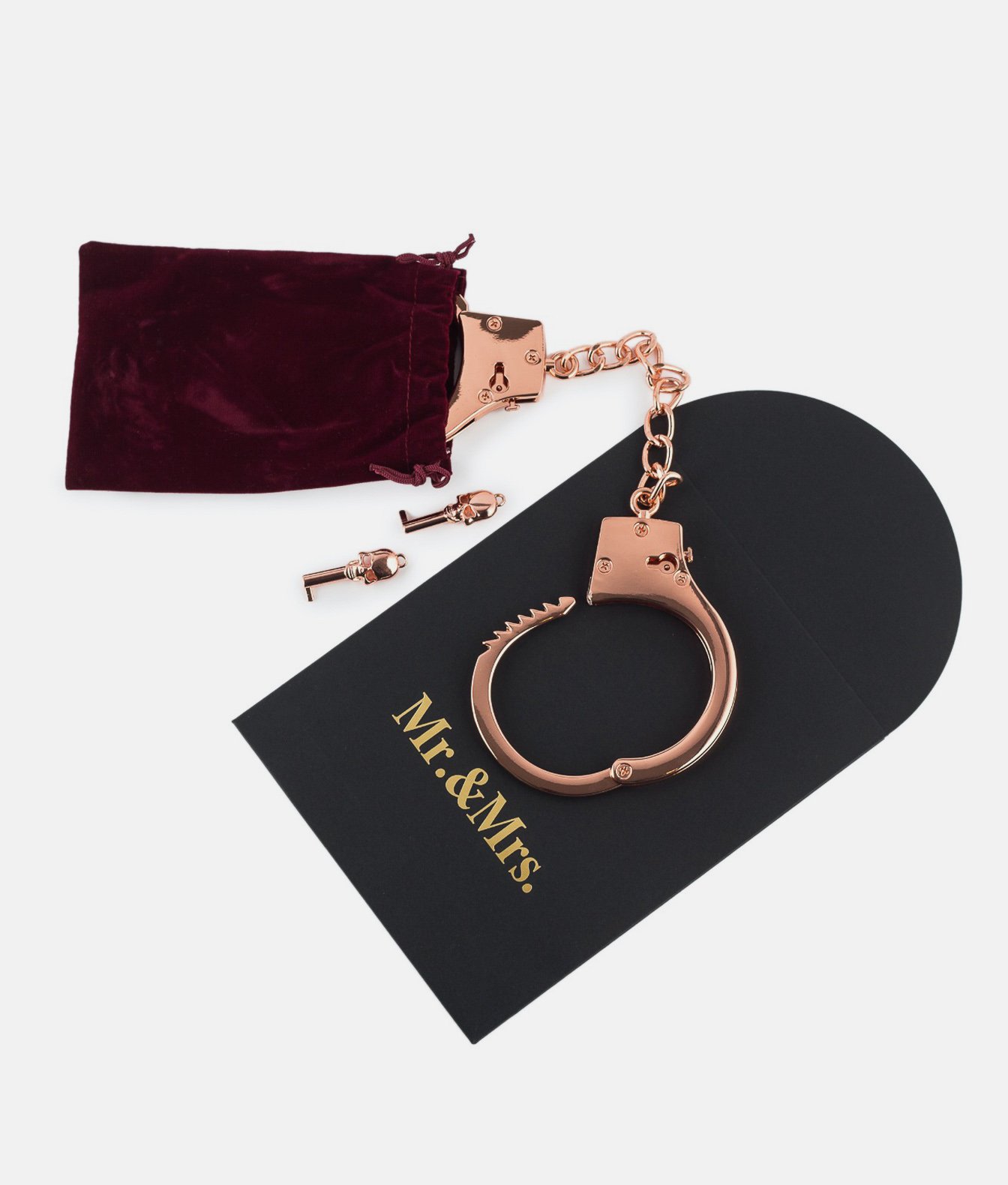 Luxure by Mr.&Mrs. kajdanki metalowe rose gold