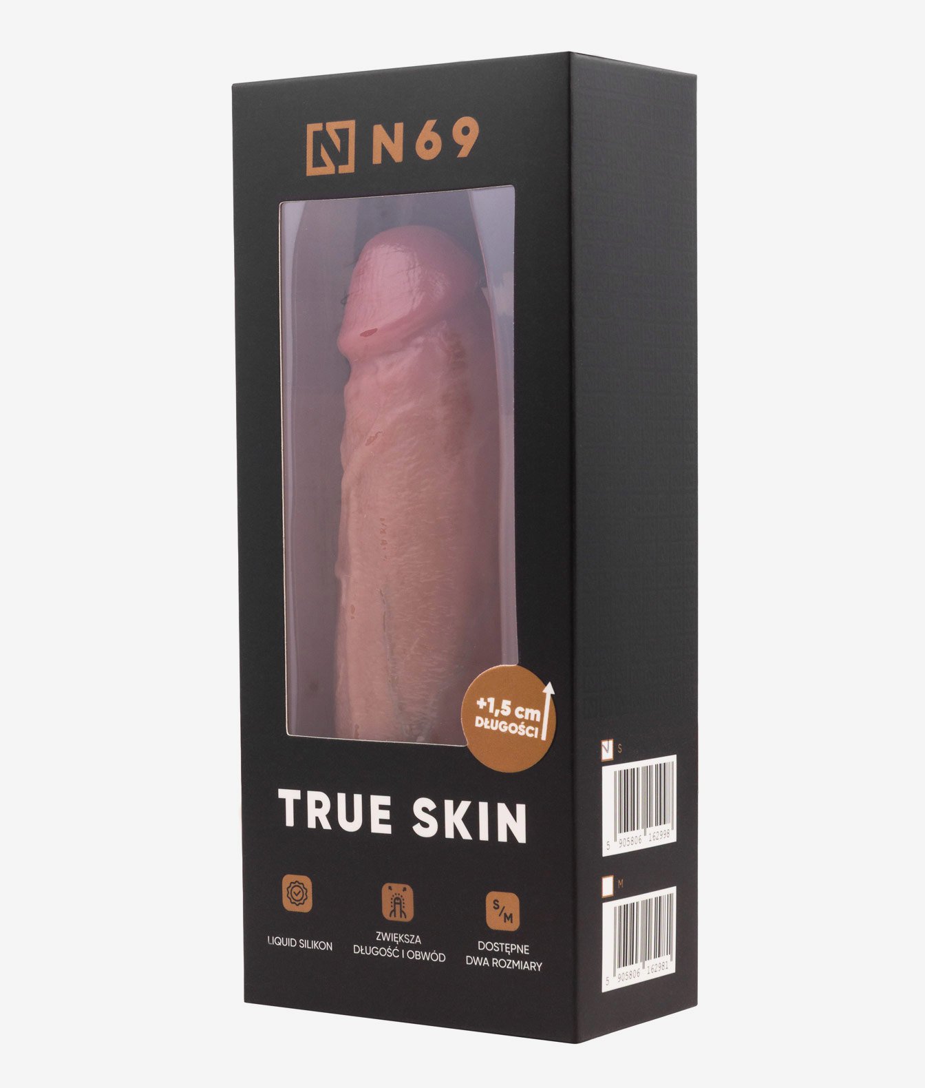 N69 True Skin silikonowa proteza S