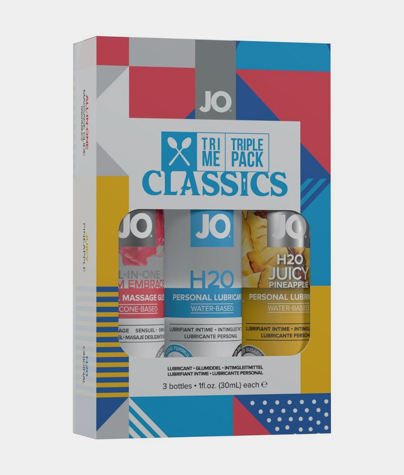 System JO Tri Me Triple Pack Classic zestaw lubrykantów