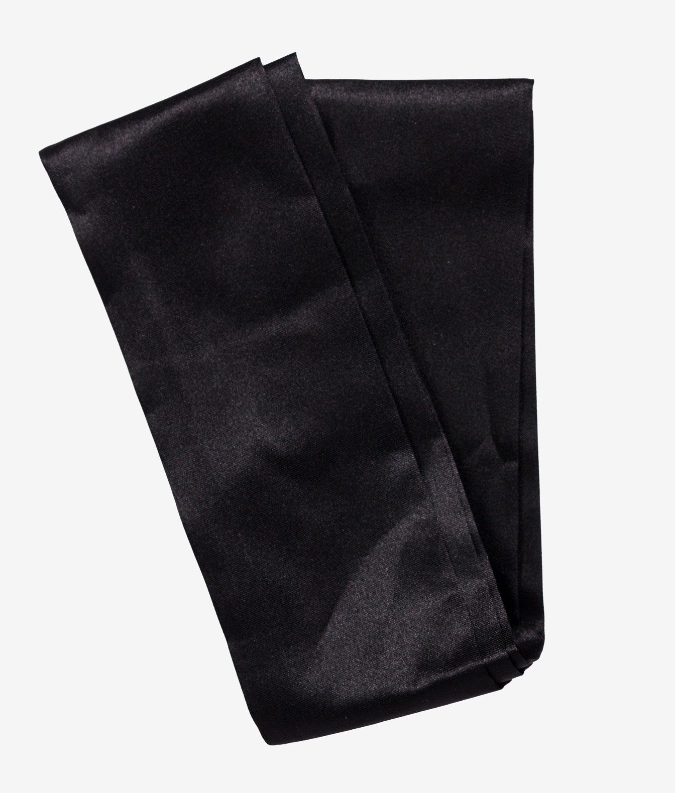 Mr. & Mrs. szarfa dekoracyjna satynowa czarna