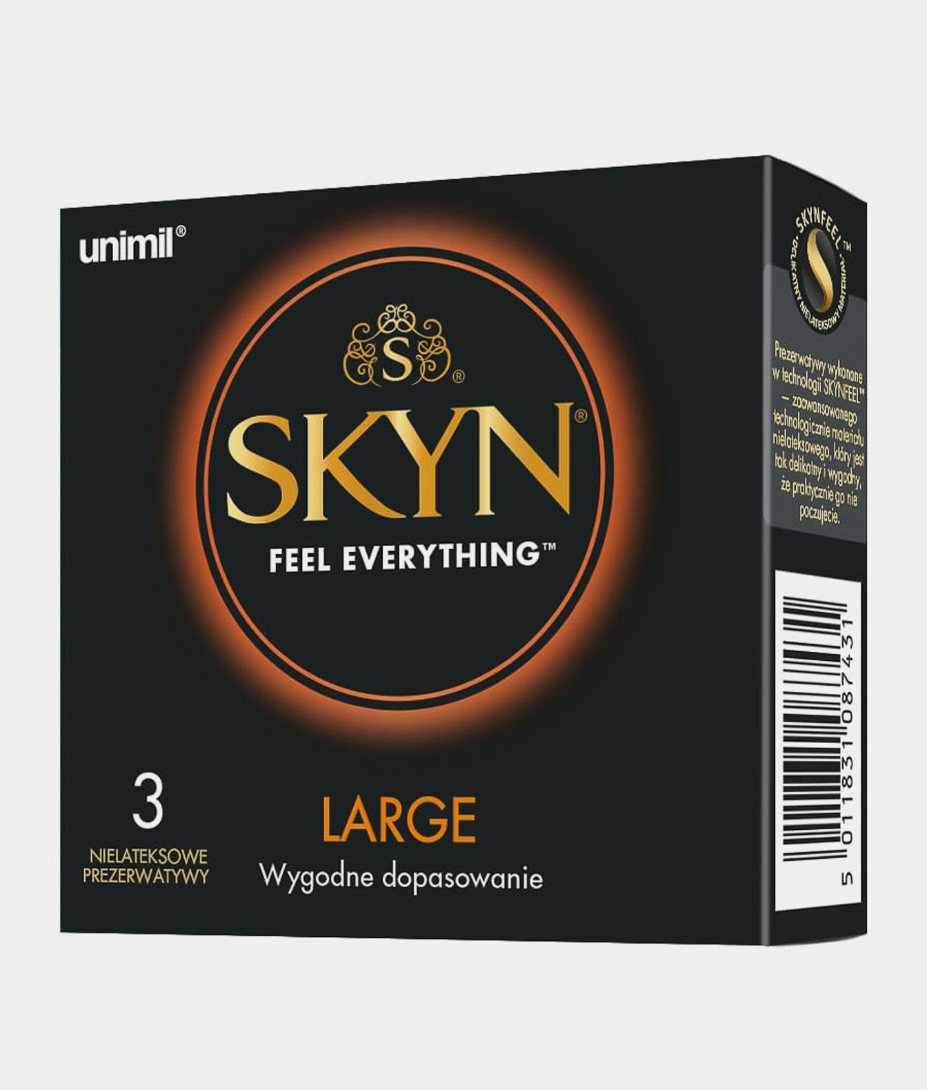 Unimil SKYN Large prezerwatywy powiększone