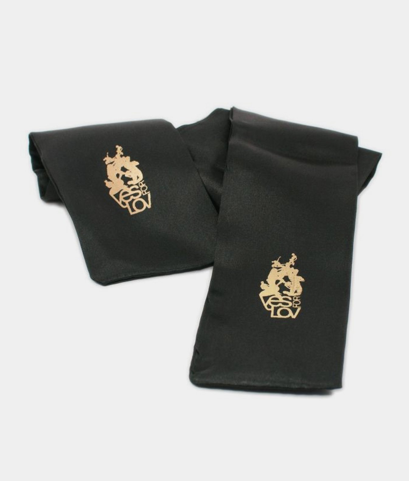 YESforLOV Szarfa satynowa