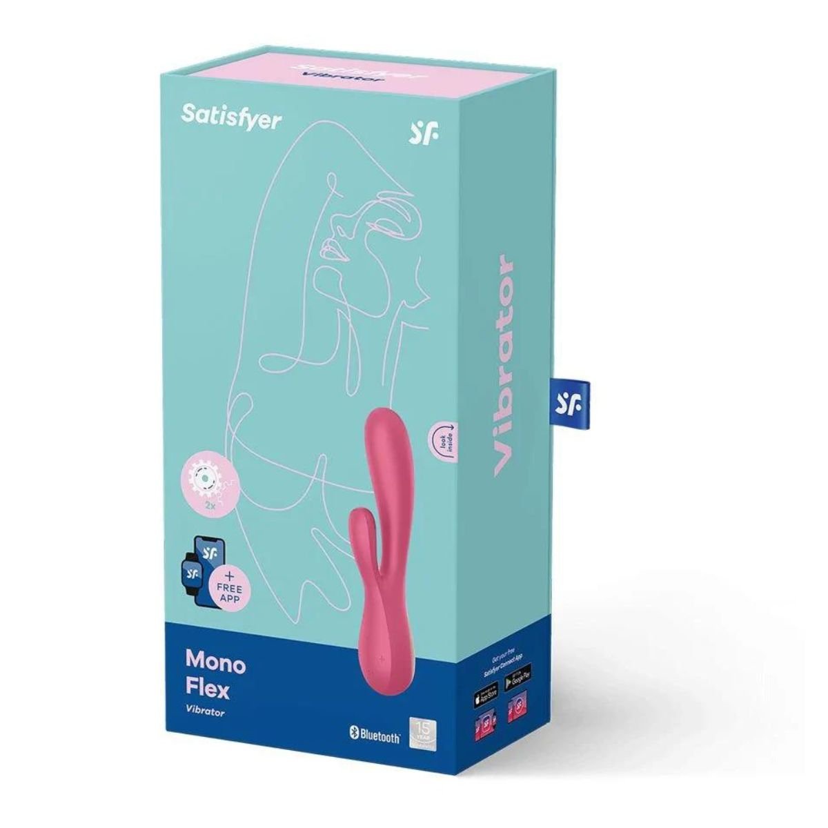 Satisfyer Mono Flex wibrator królik sterowany aplikacją na telefon